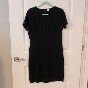 Black sheath dress